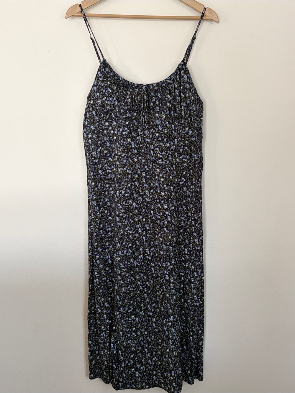 Navy Floral baby doll Slip Dress